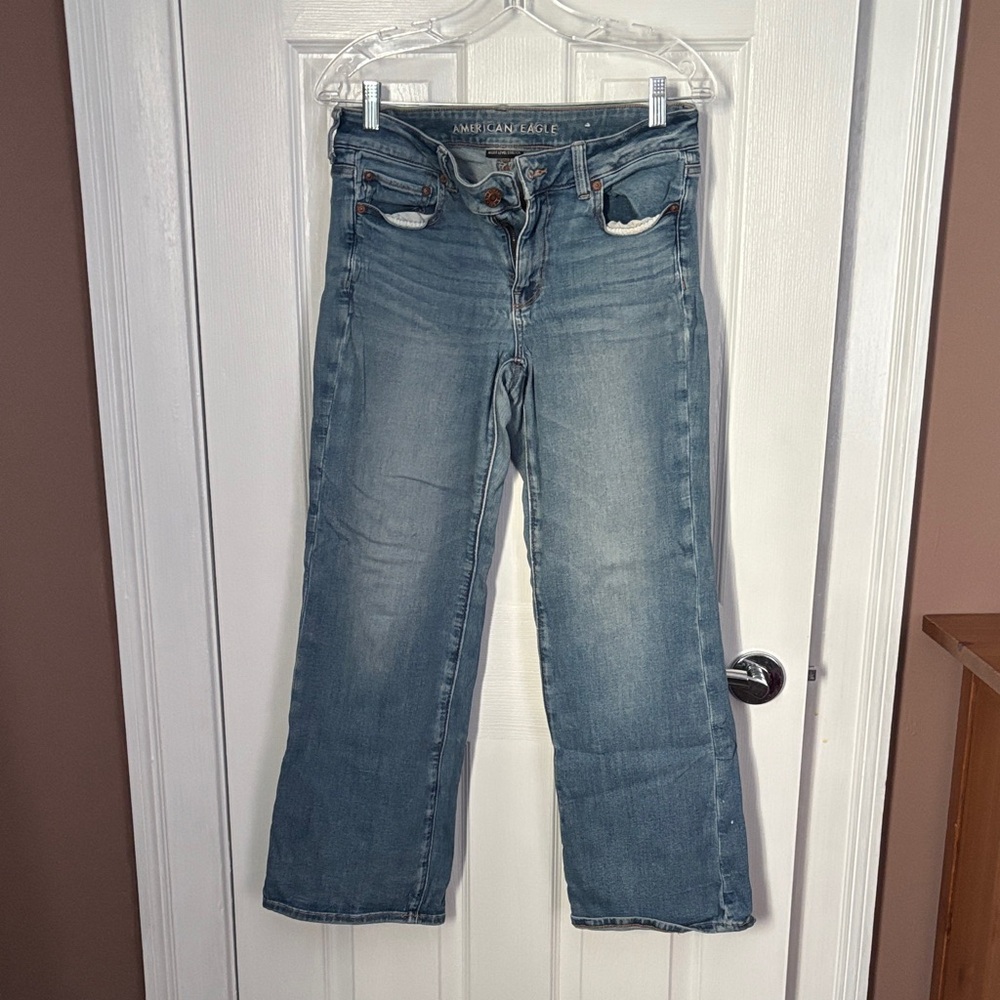 American Eagle Outfitters Light Blue Flare Jeans